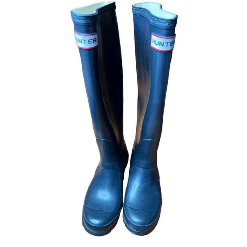 Hunter Rain Boots Hunter Green Rain Boots Size 5 Womans - Picture 2 of 5